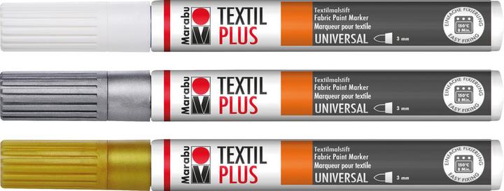 Produktbild Marabu Textil Painter plus (Silber, 3 mm, 1 x)