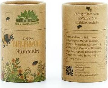 Actual product image Die Stadtgärtner Bienenwohl Saatgut Hummeln (Bulbous plant, Plant seeds)