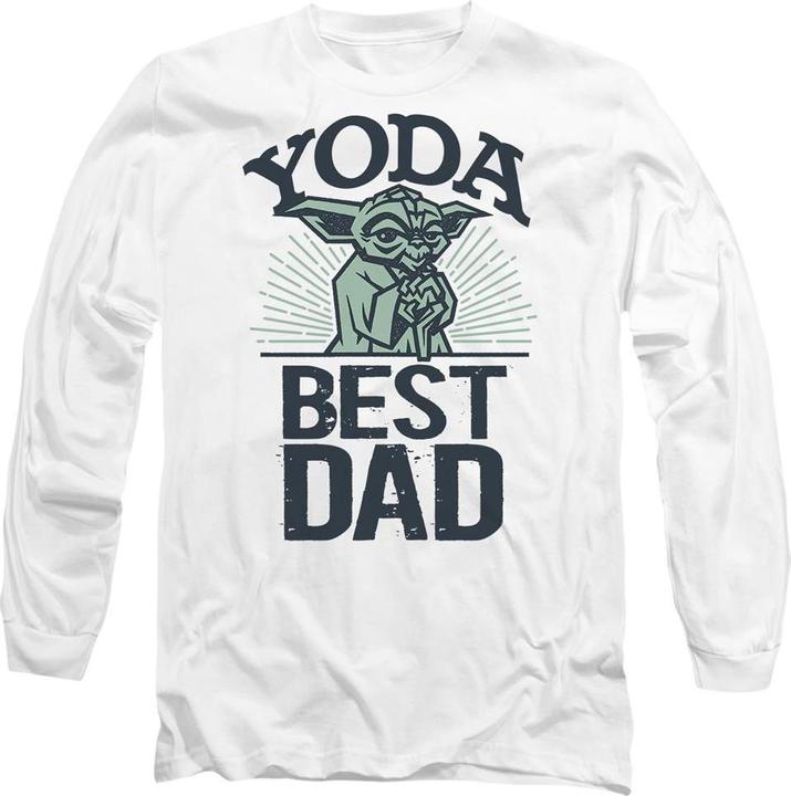 Actual product image Star Wars Unisex Adult Yoda Best Dad Fathers Day T-Shirt (XXL)