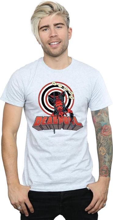 Actual product image Mens Deadpool Upside Down T-Shirt (XXL)