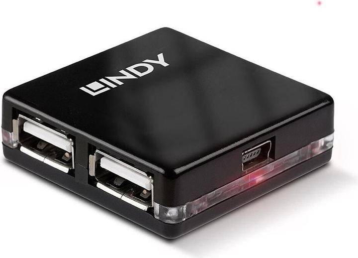 Produktbild Lindy USB 2.0 Mini Hub (USB-A, 2 Ports)
