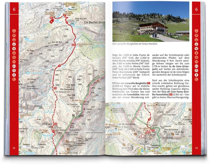 Actual product image Wanderführer Dolomiten Höhenweg 1 bis 3 (German, Michael Will, 2021)