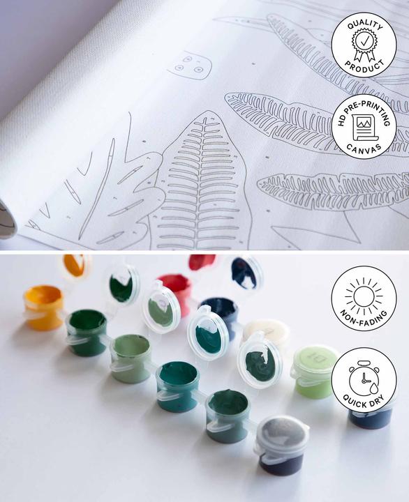 Produktbild I Am Creative Malen nach Zahlen, Jaguar, Wanddekoration