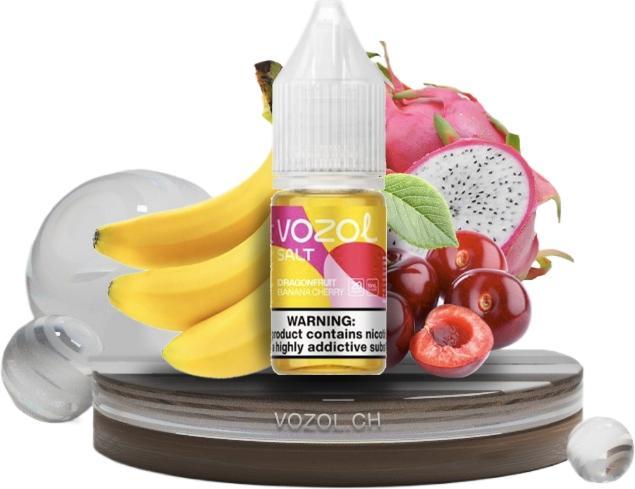 Actual product image Vozol Liquids 20mg, Dragonfruit Banana Cherry (Banana, Cherry)