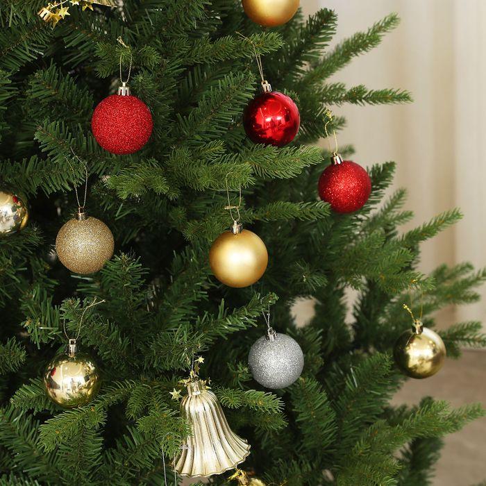 Produktbild Swisshandel24 Künstlicher Weihnachtsbaum, 180 cm Christbaum mit Schnellaufbau Klappsystem (180 cm)