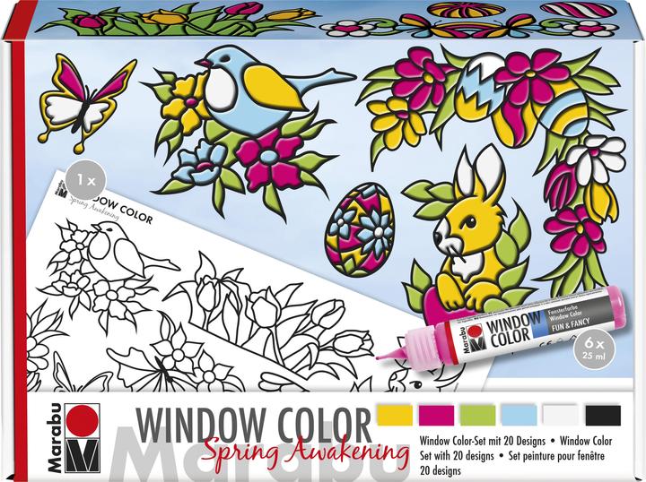 Actual product image Marabu Window Colour Fun and Fancy "Spring Awakening (Multinational)