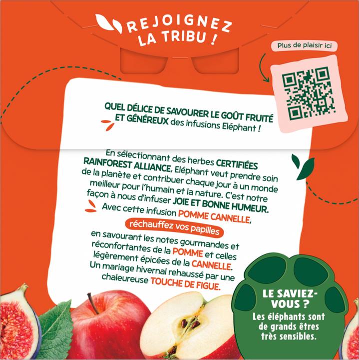 Image du produit Elephant Infusion Pomme Cannelle (36 g)