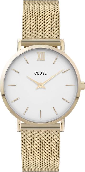 Actual product image Cluse Minuit Mesh Gold (Analogue wristwatch, 33 mm)