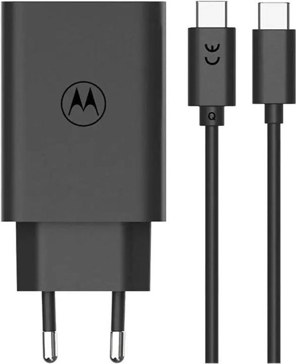 Produktbild Motorola TurboPower USB-C Wall Charger + USB-C Kabel SJMC682 68W - black (68 W)