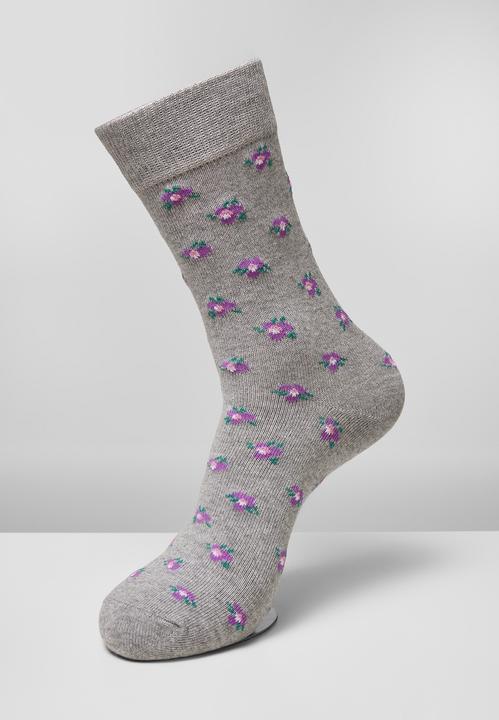 Produktbild Urban Classics Recycled Yarn Flower Socks 3-Pack (3er Pack, 39 - 42)