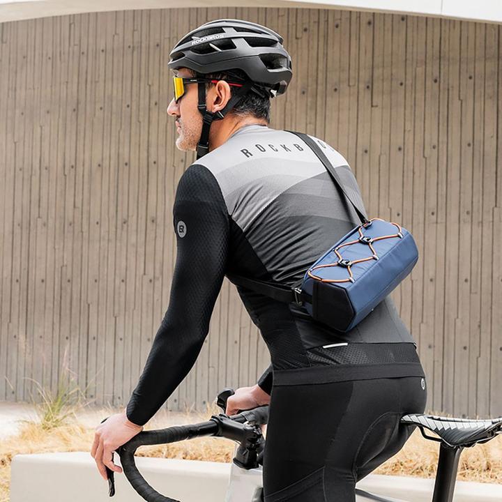 Actual product image Rockbros cycling jersey 15120009005 long sleeve spring/summer XXL - black (XXL)