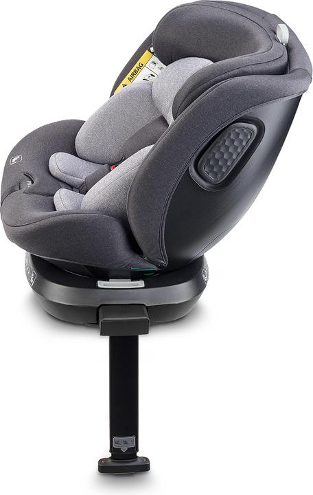 Actual product image BabyGo Move 360 Grey child seat (Reboarder, ECE R129/i-Size Standard)