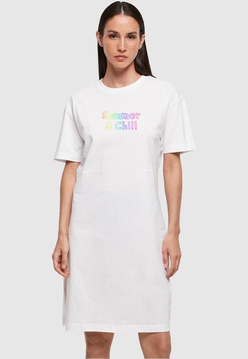 Produktbild Merchcode Ladies Summer And Chill Rainbow Oversized Slit Tee Dress - 118905 (XXL)