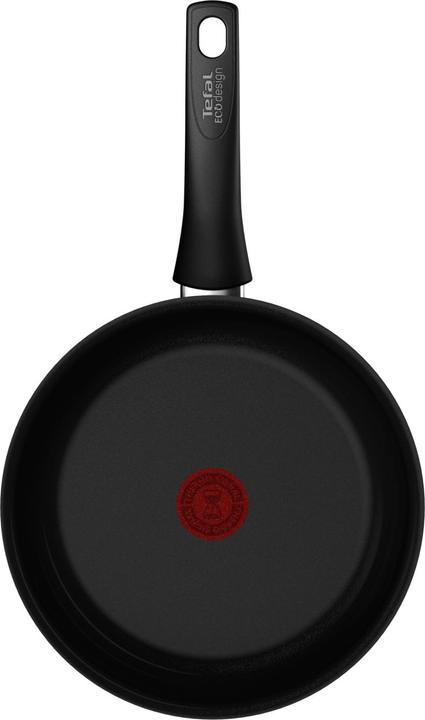 Actual product image Tefal Pan set + saucepan set / frying pan Renew Black On 24cm + 28cm (24 cm, Frying pan, Pan set + pot set, Cast aluminium, Ceramic)