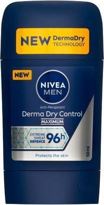 Image du produit NIVEA Men Derma Dry Control Antiperspirant Stick 50ml (Stick, 50 ml)