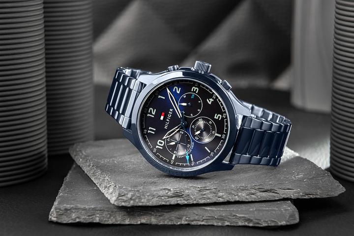 Actual product image Tommy Hilfiger Asher (Analogue wristwatch, 45 mm)