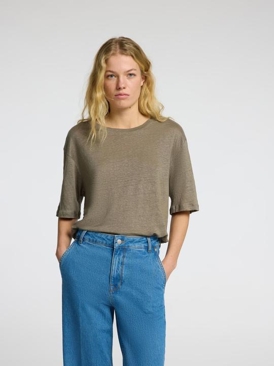 Image du produit Selected Femme T-shirt en lin (XS)