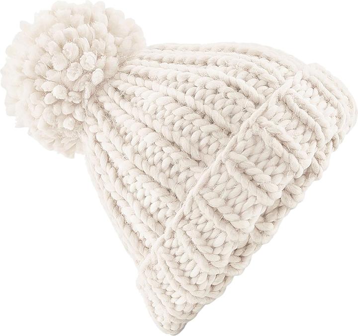 Produktbild Beechfield Oversizedstrickmütze Mit Bommel (One Size)