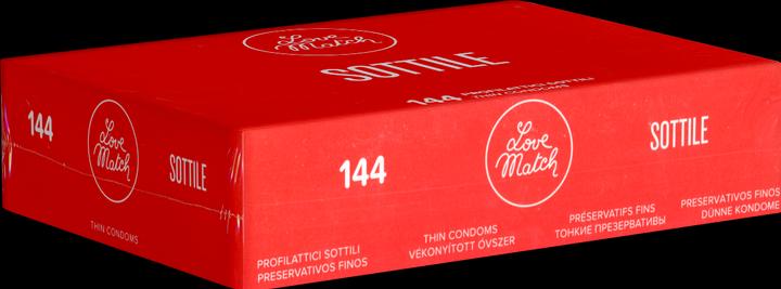Actual product image Love Match Sottile - Thin - 144 pack (144 pcs.)