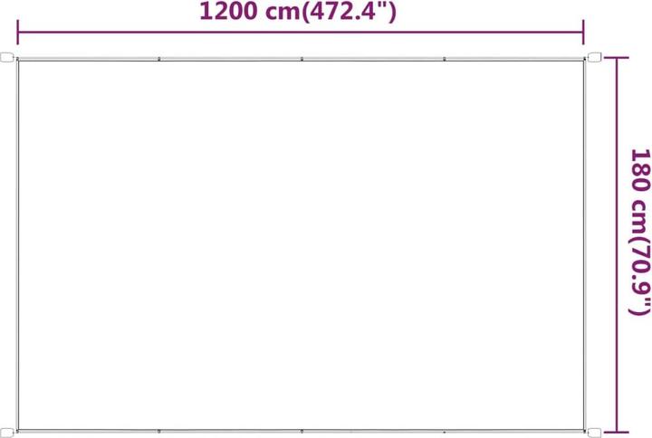 Produktbild VidaXL Senkrechtmarkise (1.80 m)