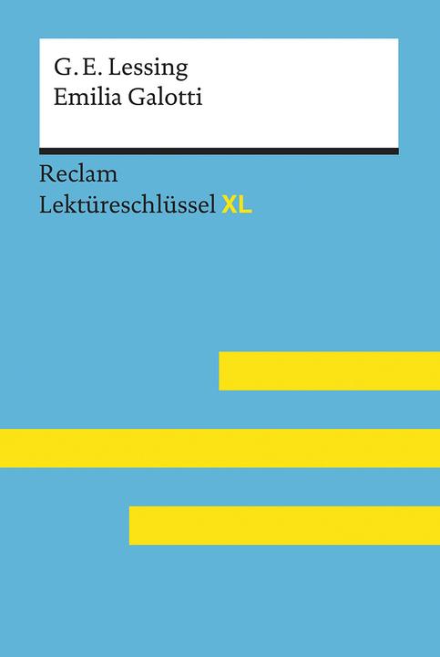 Immagine prodotto Emilia Galotti von Gotthold Ephraim Lessing: Lektüreschlüssel mit Inhaltsangabe, Interpretation (Tedesco, Theodor pelster, 2017)