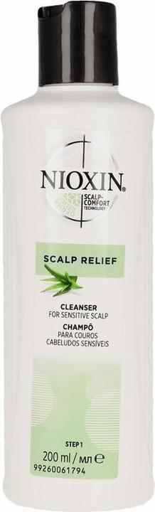Nioxin SCALP RELIEF nettoyant pour cuir chevelu sensible 200 ml (200 ml, Shampoing liquide)