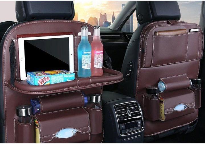 Produktbild Hurtel Auto-Organizer für den Sitz, klappbares Regal, Mini-Autotisch, schwarz