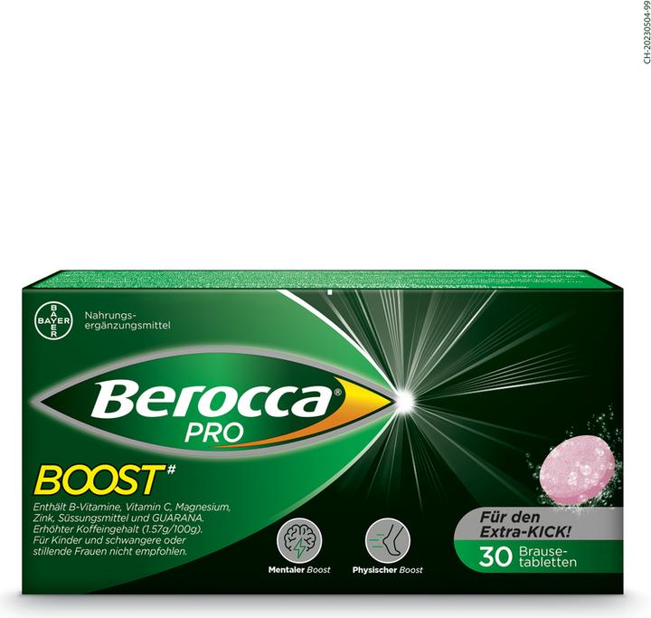 Produktbild Berocca PRO Pro Boost (30 Stück, Brausetablette, 195 g)