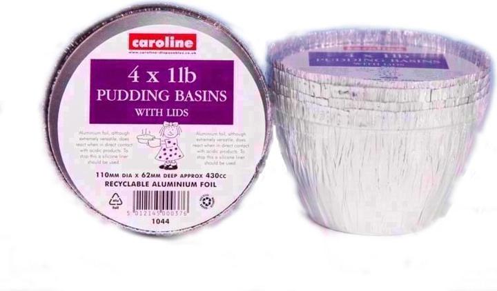 Image du produit Moule à pudding en aluminium avec couvercle (4 pièces)