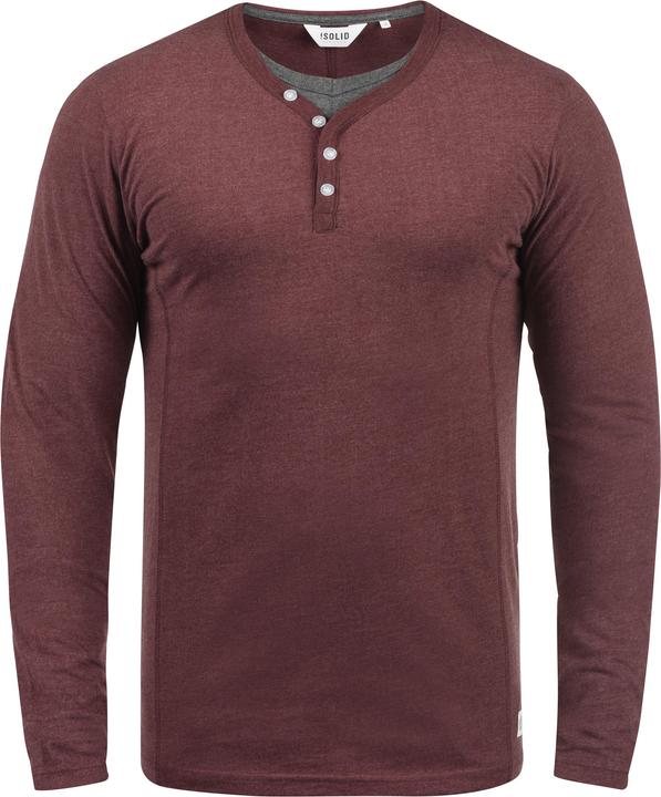 Immagine prodotto Solid Doriano Maglia Maglie A Maniche Lunghe Da Uomo Con Collo Grandad (M)