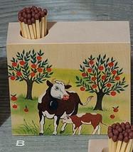 Actual product image Fischer Atelier 9322B Matchholder cows, 2 cows tree