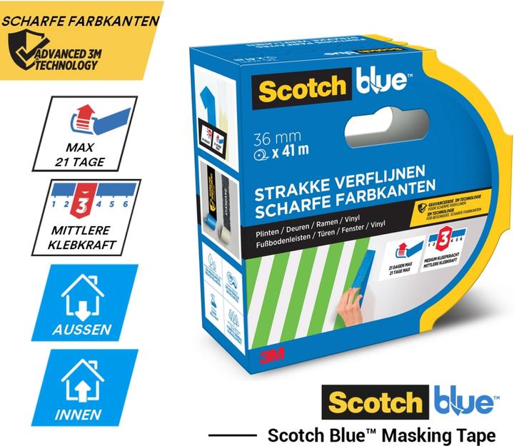 Actual product image Scotch Painter's masking tape sharp lines (24 mm)