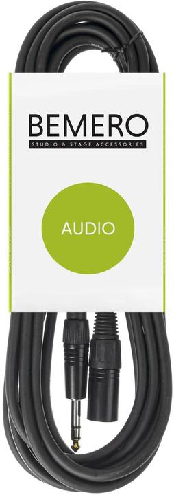 Produktbild Bemero XLRm - 6.3 Klinken (3 m, 6.3mm Klinke (Jack), XLR)