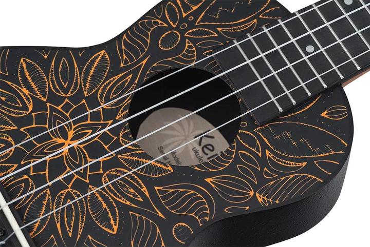 Immagine prodotto Keiki Pacchetto Ukulele - Soprano - Orange Kaleidos. (Soprano, Soprano)