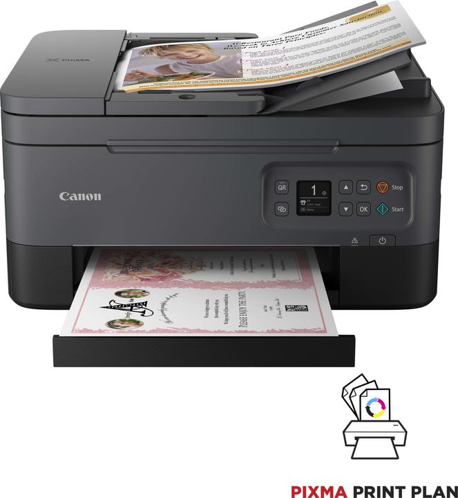 Actual product image Canon PIXMA TS7450i Black (Ink, Colour)