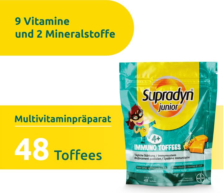 Image du produit Supradyn pro junior immuno Toffees (48 pièce(s), Caramels, 265 g)