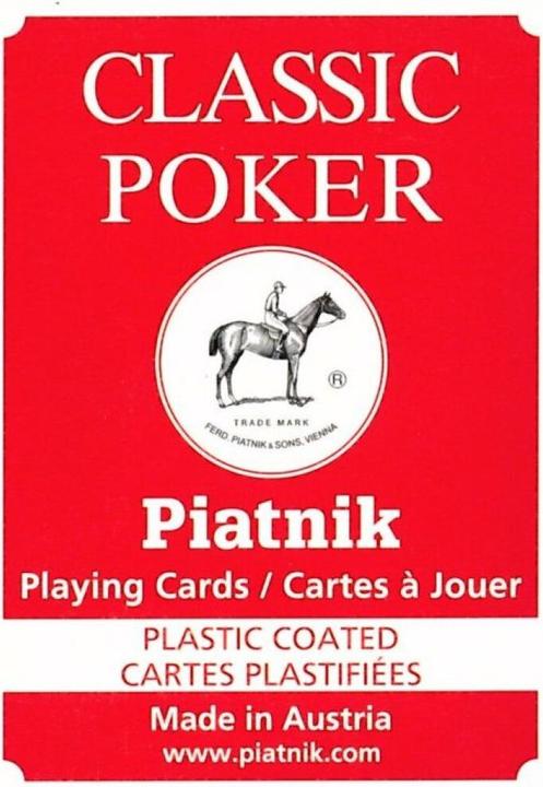 Image du produit Piatnik Classic Poker assorti (Allemand)