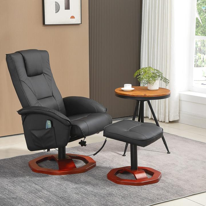 Actual product image Jamb Massage chair with footrest