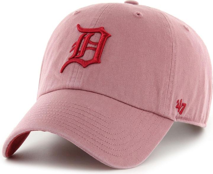47 Brand Relaxed Fit Cap - CLEAN UP Detroit Tigers mauve