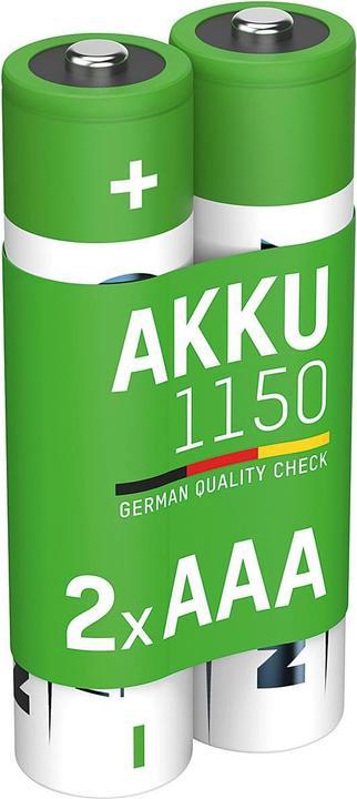 Immagine prodotto Ansmann Batteria ricaricabile ANS NimH Micro 1.1A 2er (1 pz., AAA, 1100 mAh)