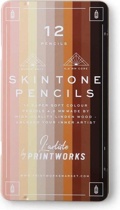 Actual product image Printworks Bleistifte (Skin colour, 12 x)