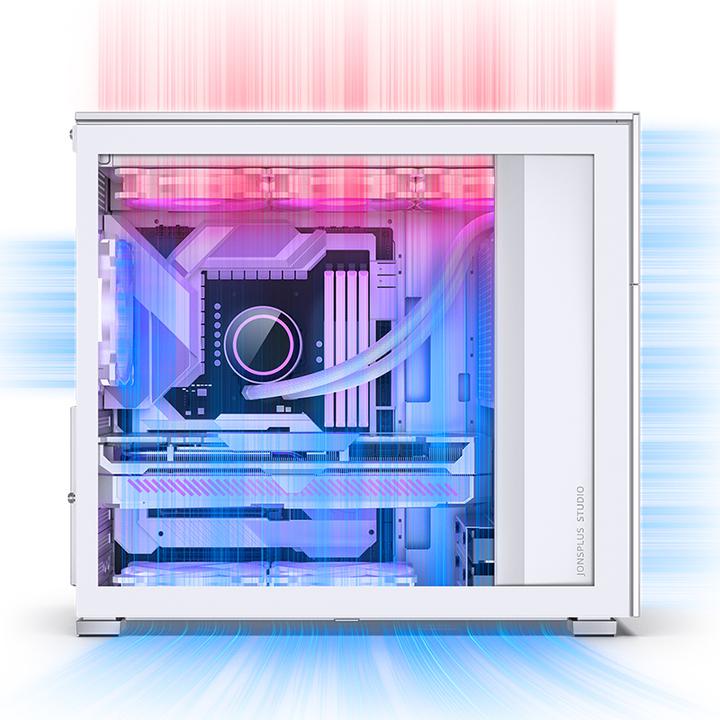 Produktbild Jonsbo D41 MESH White (mATX, DTX, Mini-ITX, ATX)