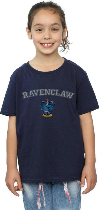 Actual product image Girls Ravenclaw Crest Cotton T-Shirt (116)
