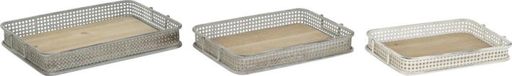 DKD Home Decor Tablettset 53 x 38 x 8 cm (3 Stück)