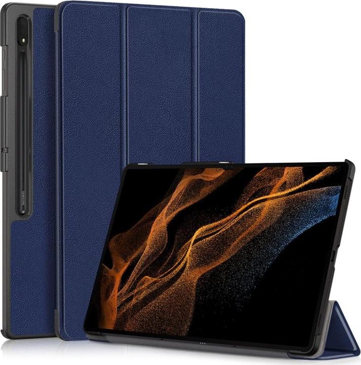 Cover-Discount Galaxy Tab S9 Ultra - Tri-fold Smart Case blau (Galaxy Tab S9 Ultra)