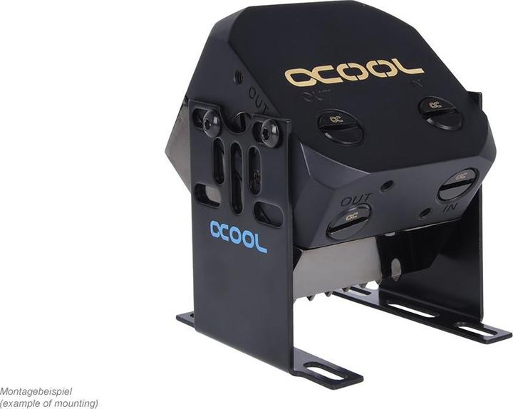 Immagine prodotto Alphacool Foglio di ghiaccio D5 Attacco doppio in ottone - Nero profondo