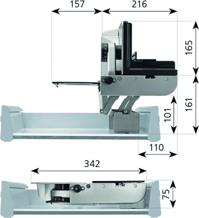 Produktbild Dr. Ritter Einbau-Allesschneider AES 62 SL/-H und AES 62 SR/-H