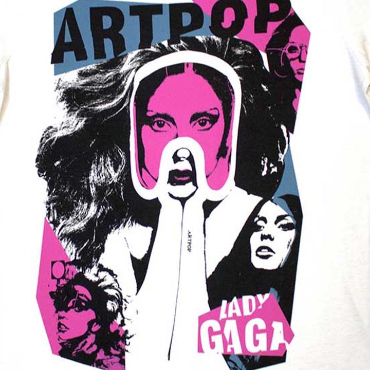 Actual product image Lady Gaga Unisex Adult Artpop Collage T-Shirt (XL)