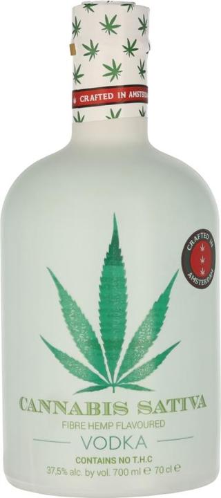 Immagine prodotto Sativa Vodka aromatizzata alla canapa con fibre di Cannabis 37,5% Vol. 0,7l (1 x 70 cl)
