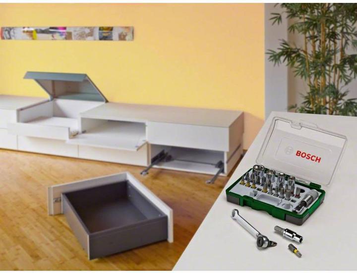 Produktbild Bosch Professional Zubehör Schrauberbit- und Ratschen-Set, 27-teilig (27-teilig)